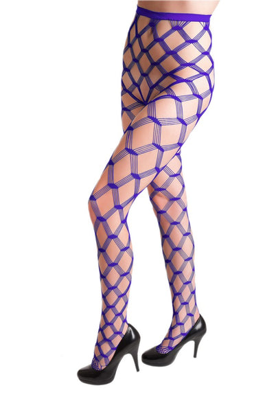 Alexis Wide Gauge Fishnet Tights – ICONOFLASH