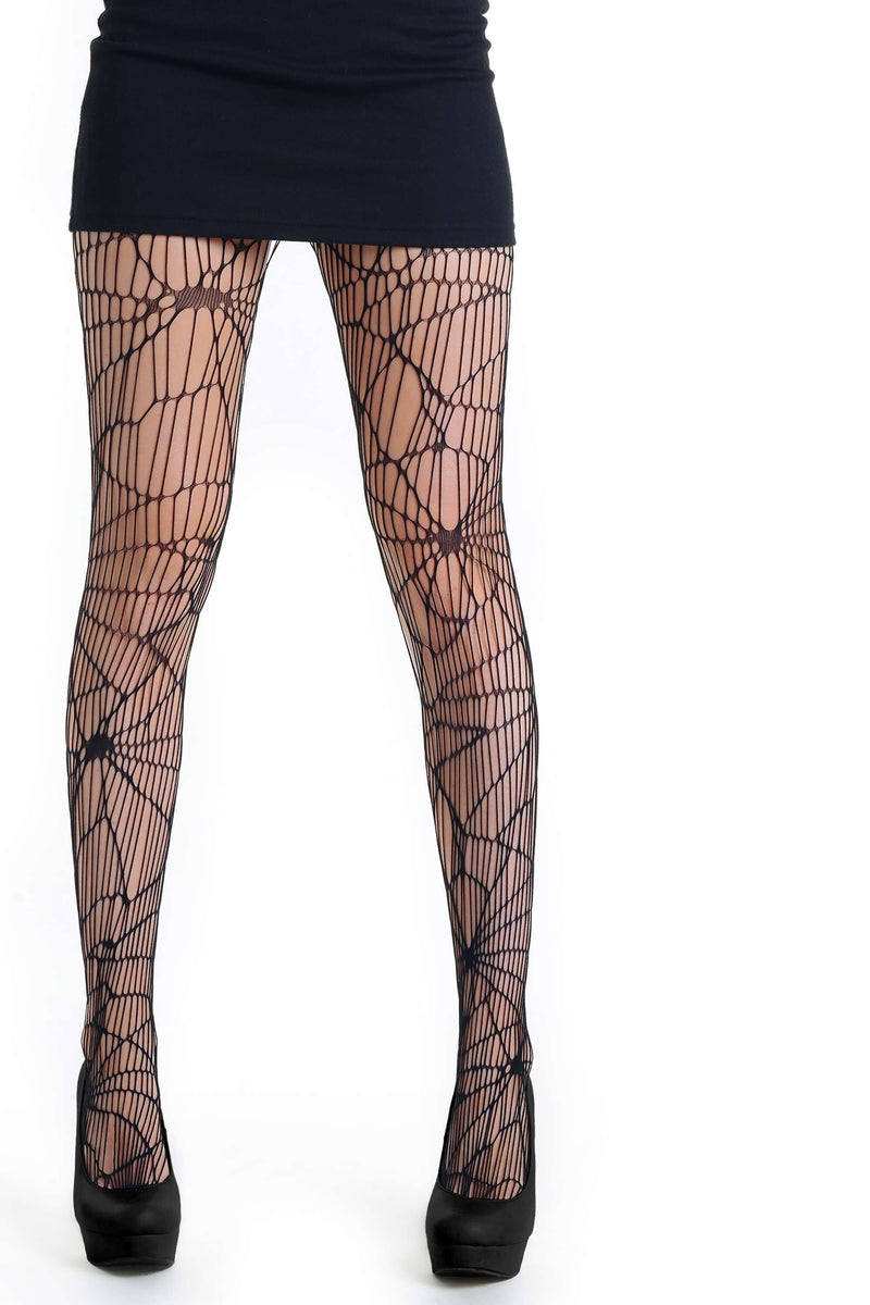 Plus Size Lady's Glass Breaking Pattern Tights