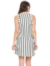 Women's Striped Sleeveless Dress
