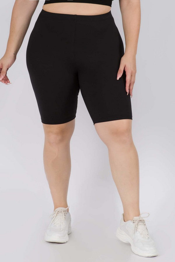 Women's Peach Skin Biker Short