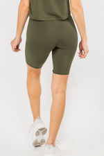 Women's Peach Skin Biker Short