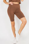 Women's Peach Skin Biker Short