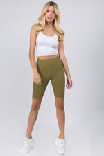 Women's Peach Skin Biker Short