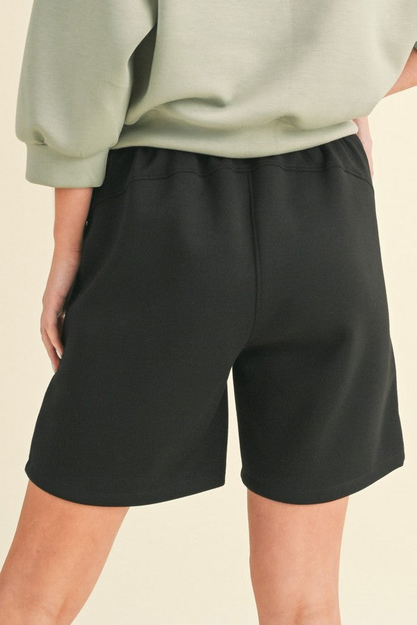 Sporty Chic Scuba Shorts