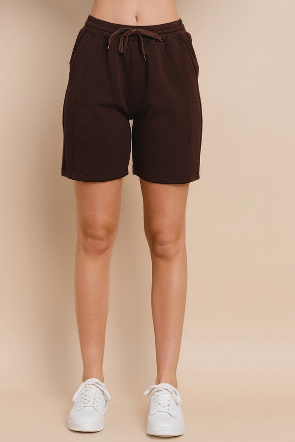 Sporty Chic Scuba Shorts