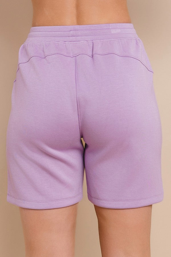 Sporty Chic Scuba Shorts