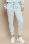 Women’s Sporty Chic Scuba Joggers - Light Blue 