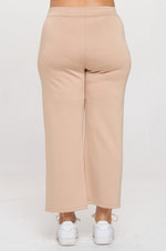 Plus Size High Rise Straight Leg Pants