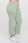 Plus Size High Rise Straight Leg Pants