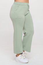 Plus Size High Rise Straight Leg Pants