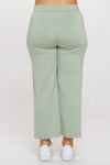 Plus Size High Rise Straight Leg Pants