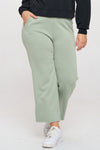 Plus Size High Rise Straight Leg Pants