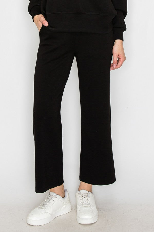 Plus Size High Rise Straight Leg Pants