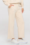 High Rise Straight Leg Pants - Oat