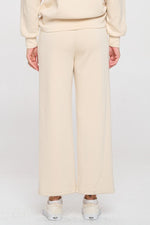 High Rise Straight Leg Pants - Oat