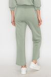 High Rise Straight Leg Pants - Sage