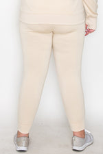 Women’s Sporty Chic Scuba Joggers - Oatmeal