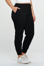 Women’s Sporty Chic Scuba Joggers - Black