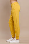 Women’s Sporty Chic Scuba Joggers -Gold