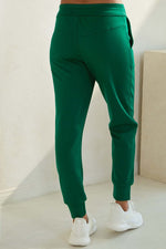 Women’s Sporty Chic Scuba Joggers - Kelly Green