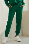 Women’s Sporty Chic Scuba Joggers - Kelly Green