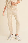 Women’s Sporty Chic Scuba Joggers - Oat