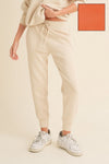 Women’s Sporty Chic Scuba Joggers - Red Orange