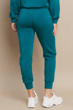 Women’s Sporty Chic Scuba Joggers - Teal