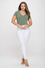 Plus Size High-Rise Sailor Pants