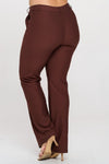 Plus Size Straight Leg Ponte Pants