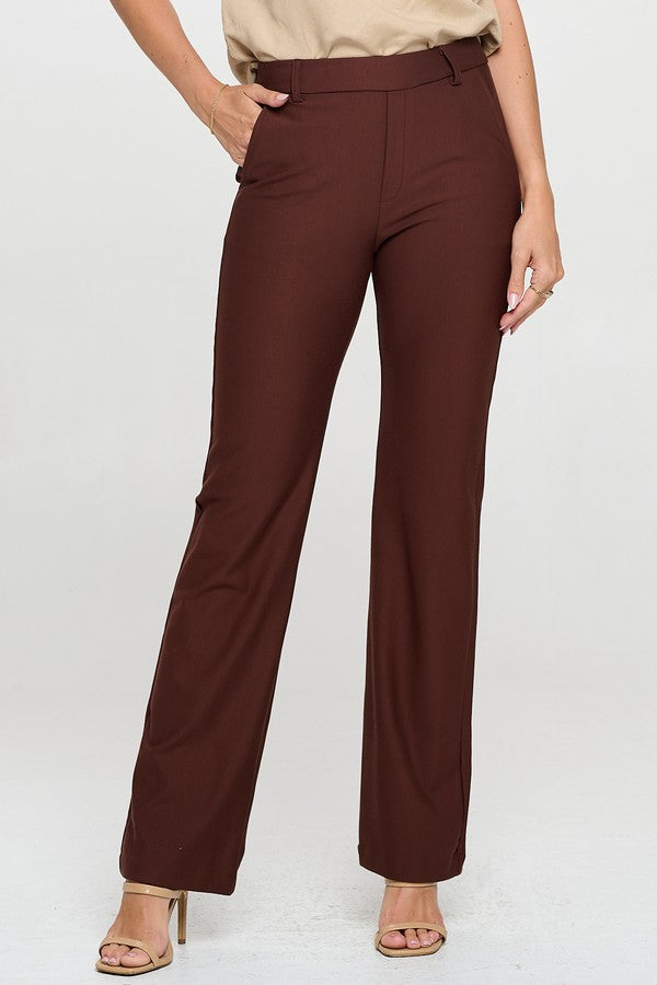 Straight Leg Ponte Pants