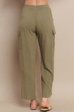 Linen Cargo Pants