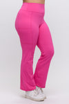 Women’s High Waist Straight Leg Active Pants with Pockets, Plus Sizes XL to 3XL Available