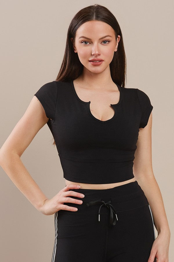 Women's Ultra Soft Top with Built-In Bra