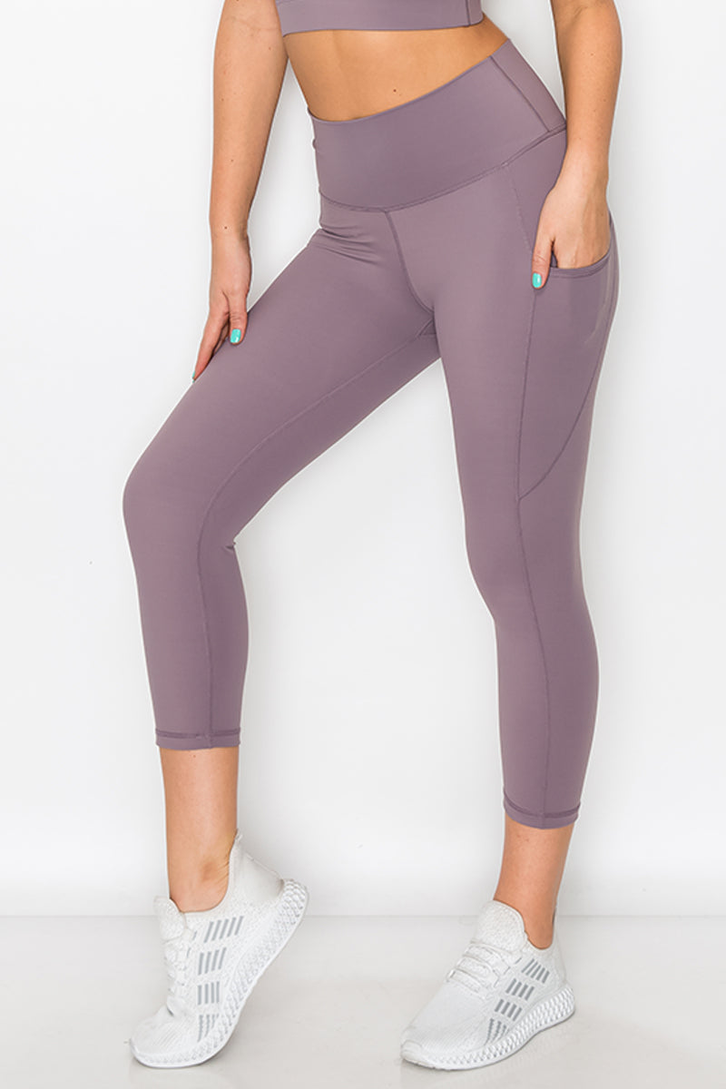 Capri Leggings - B&W Dragon with pocket – Funtastic Activewear