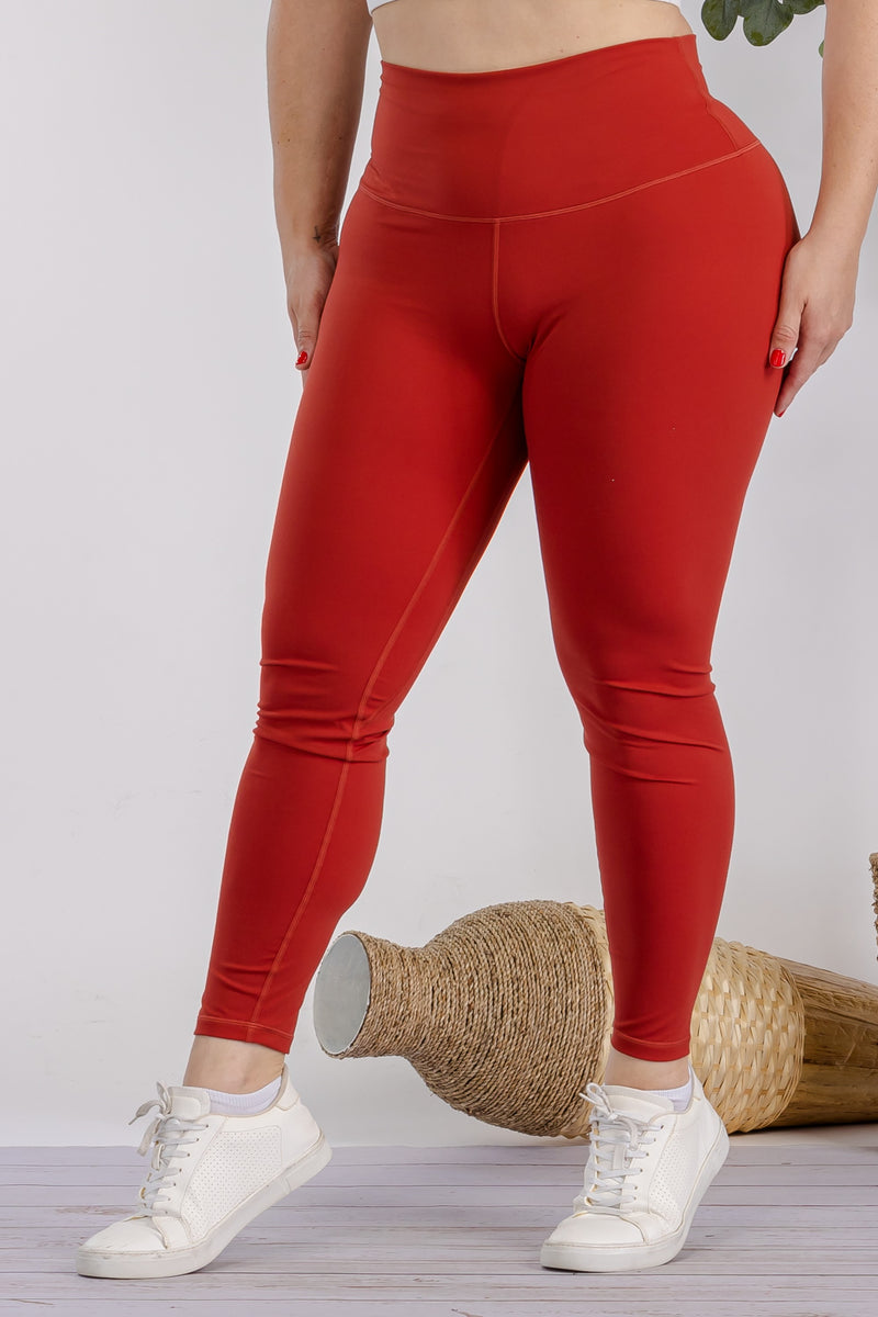 Plus Size Reflective Stripe Leggings with Pockets – ICONOFLASH