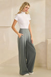 Comfort Move Active Wide Leg Pants w/Pockets