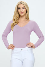 Seamless Body Contour Long Sleeve Bodysuit