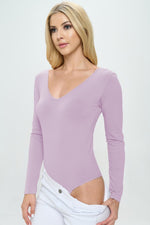 Seamless Body Contour Long Sleeve Bodysuit