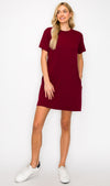 On The Go T- Shirt Dress with Pockets
