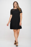 Plus Size Trapeze Swing Dress