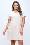 Plus Size Women’s Corduroy Shift Dress
