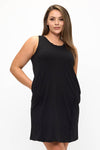 Plus Size Women’s Rebel Raw Edge Tank Dress