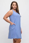 Plus Size Women’s Rebel Raw Edge Tank Dress