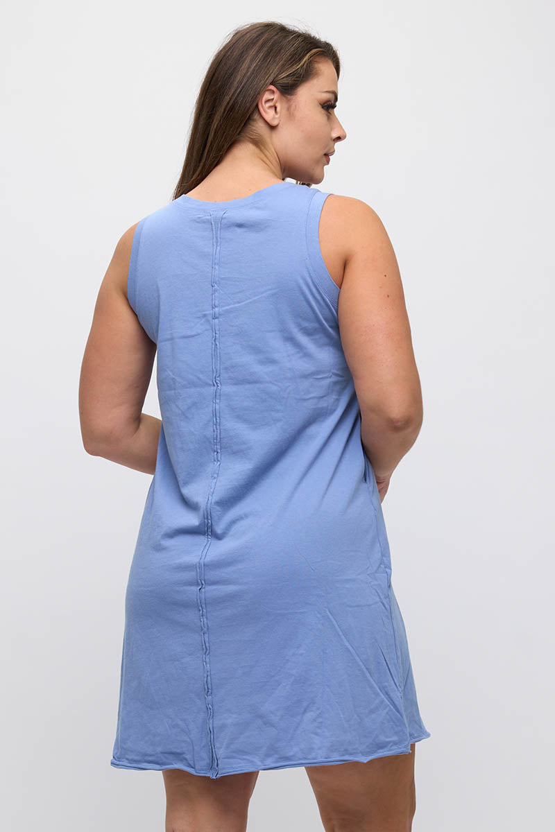 Plus Size Women’s Rebel Raw Edge Tank Dress
