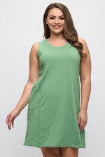 Plus Size Women’s Rebel Raw Edge Tank Dress