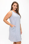 Plus Size Women’s Rebel Raw Edge Tank Dress