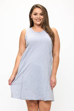 Plus Size Women’s Rebel Raw Edge Tank Dress
