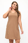 Plus Size Women’s Rebel Raw Edge Tank Dress