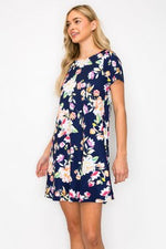 Printed Floral Flowy Dress